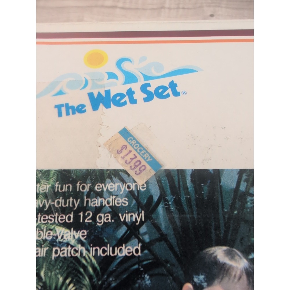 Intex Vintage 1985 Wet Set 84" Alligator Ride-On Pool Inflatable Open Box - Picture 9 of 12
